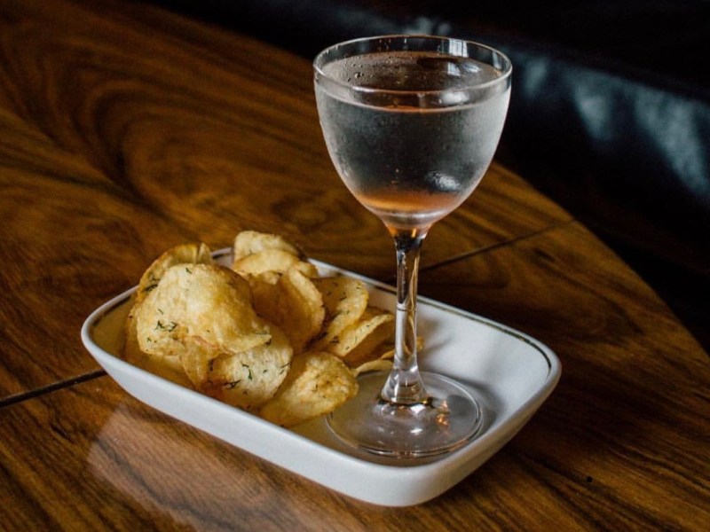 Salt and Vinegar Martini