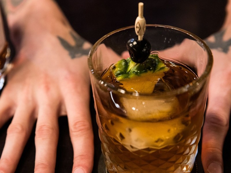 True Blue Old Fashioned