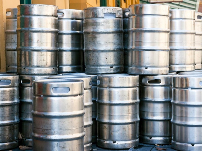 Beer kegs
