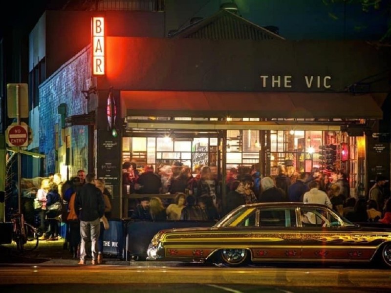 The Vic bar has a new cocktail menu.