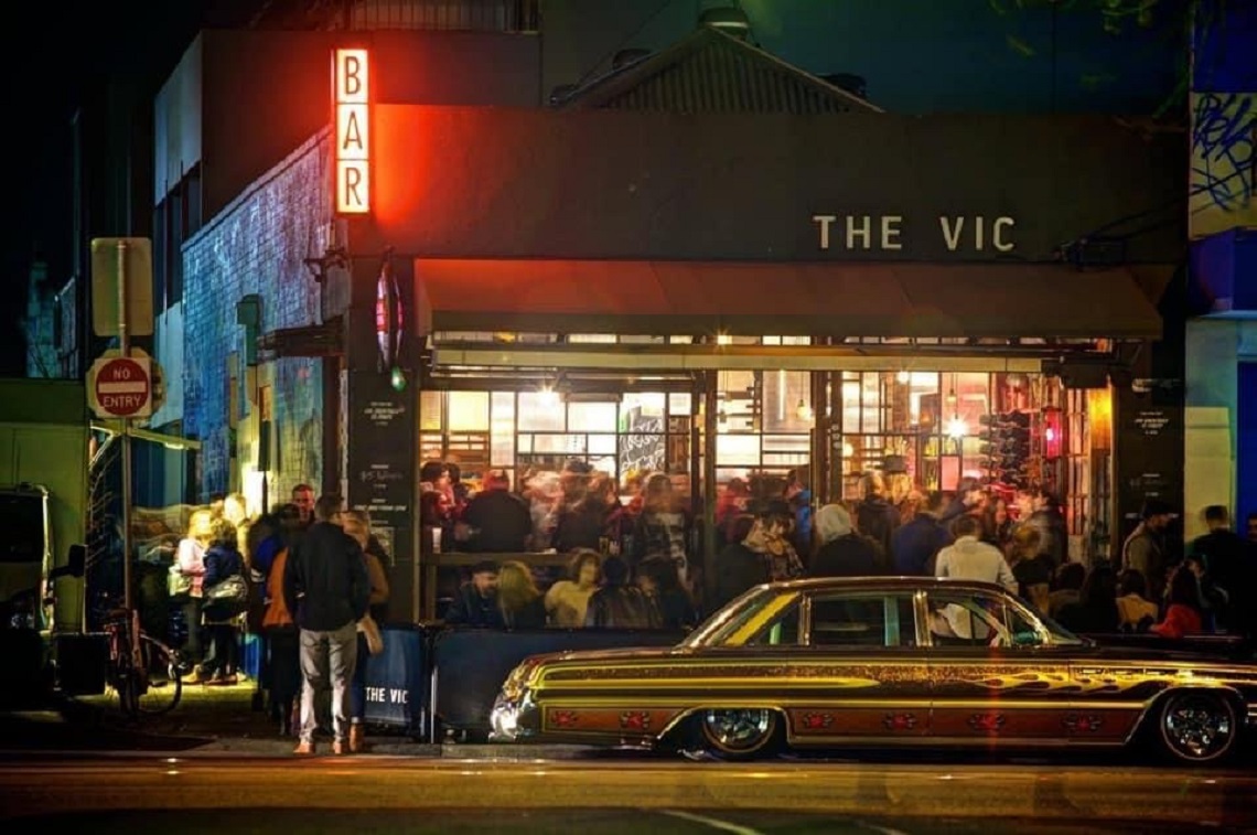 The Vic bar has a new cocktail menu.