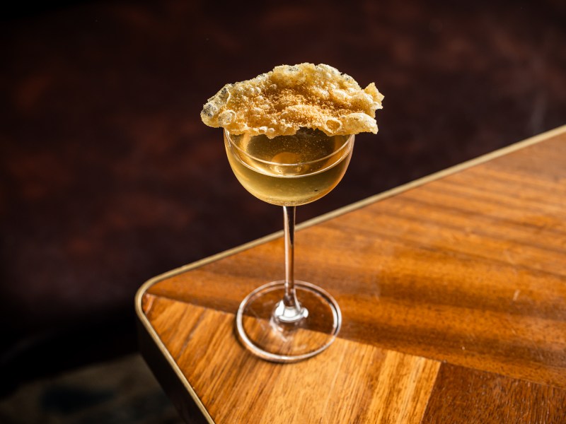Chicken Salt Martini cocktail